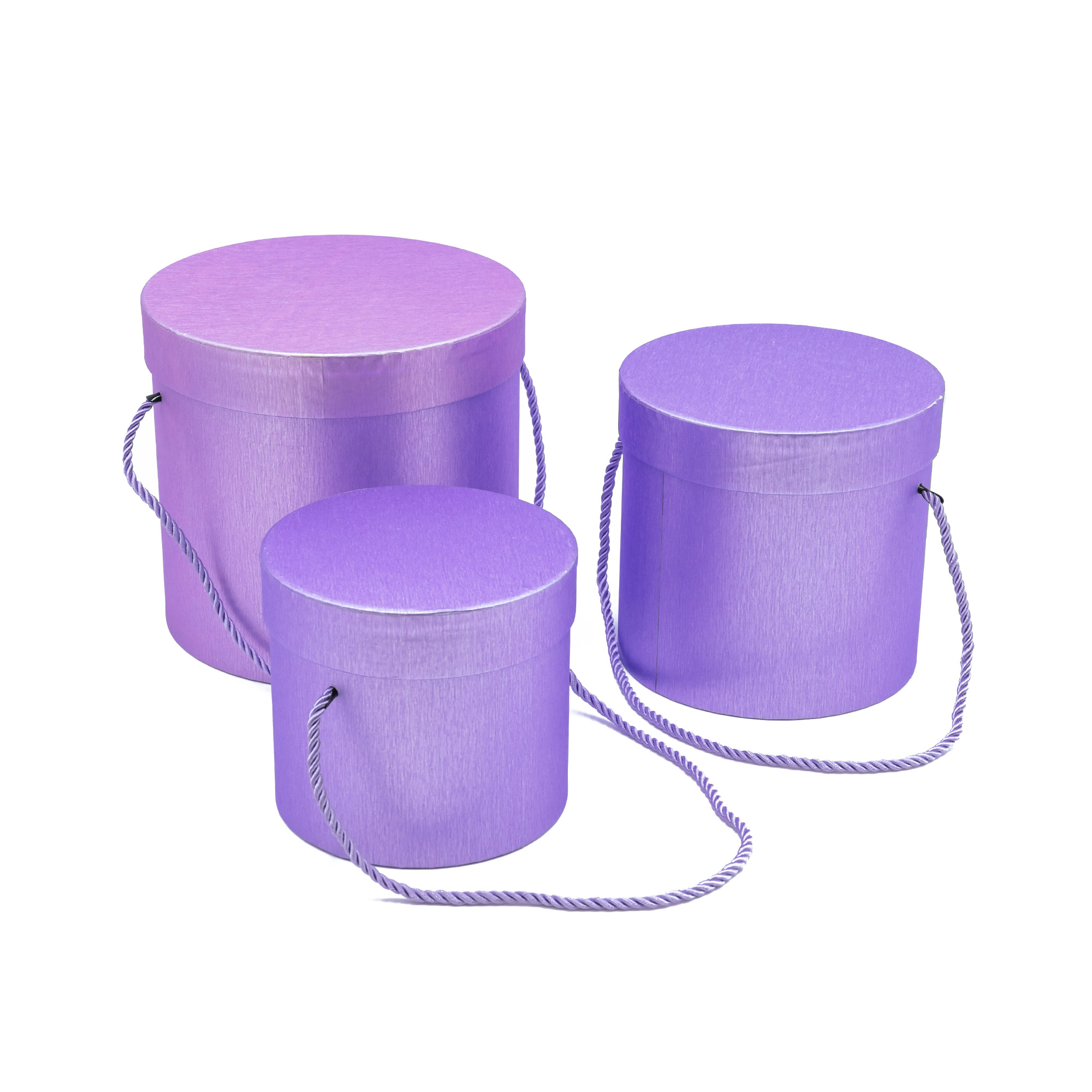 Flower box Style D18xH17, D15xH14,5, D13xH12cm, 3pcs
